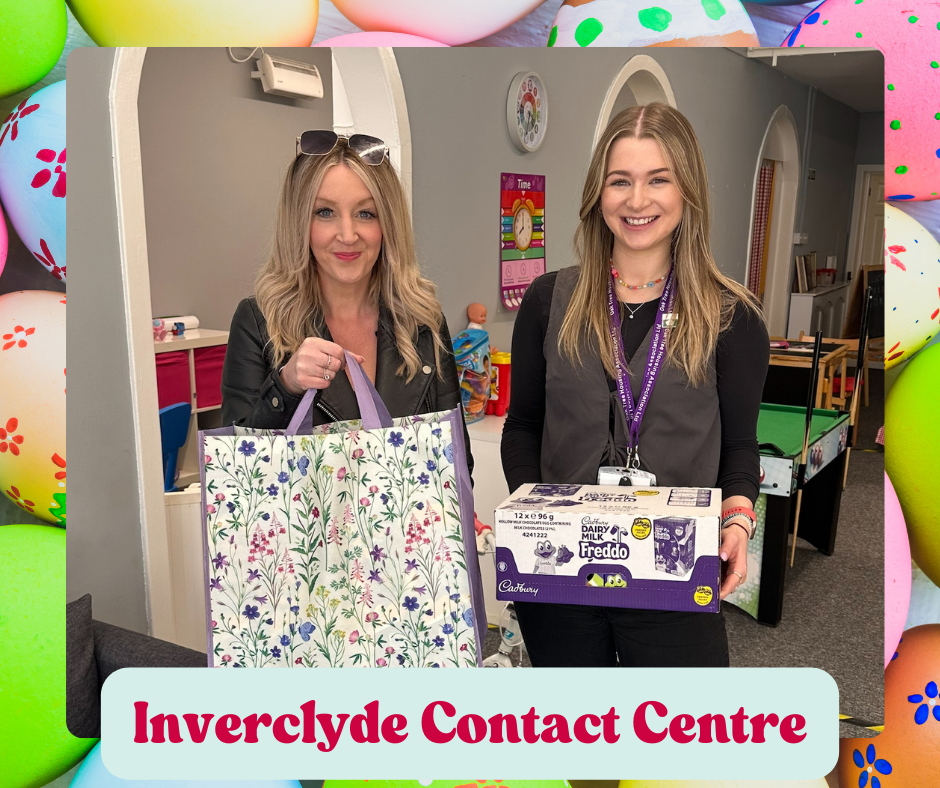 Inverclyde Contact Centre - Easter Egg Donation
