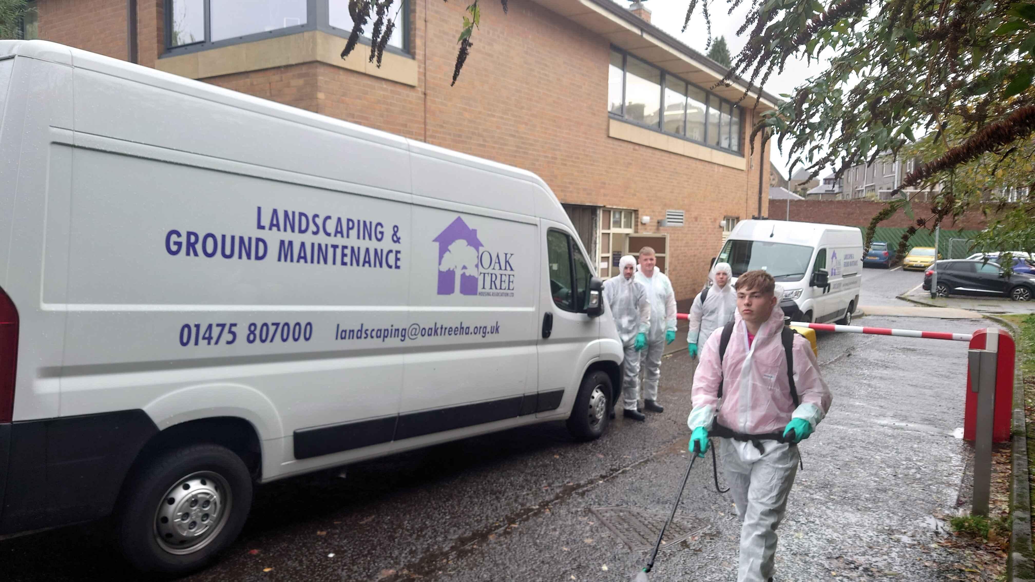 Landscaping Team Completing Herbicide Training