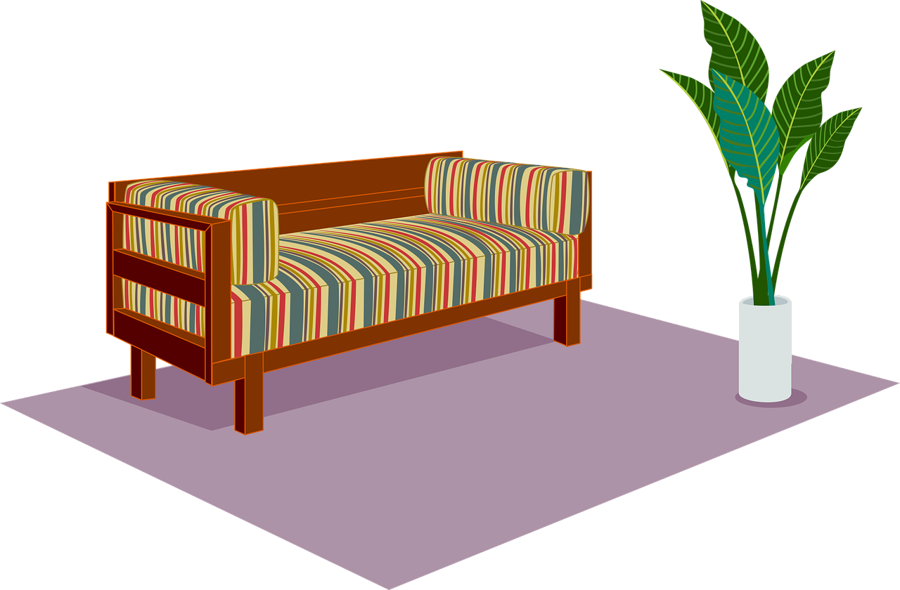 Sofa and Plant